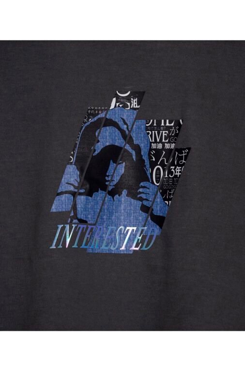 True Cotton Mens T.shirt Interested (Grey) - Image 3